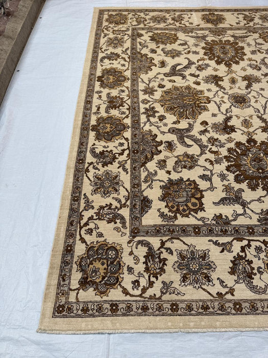 Hand-Knotted Vegetable Dye Sultanabad Rug from Pakistan,  7' 9" x 9' 10"