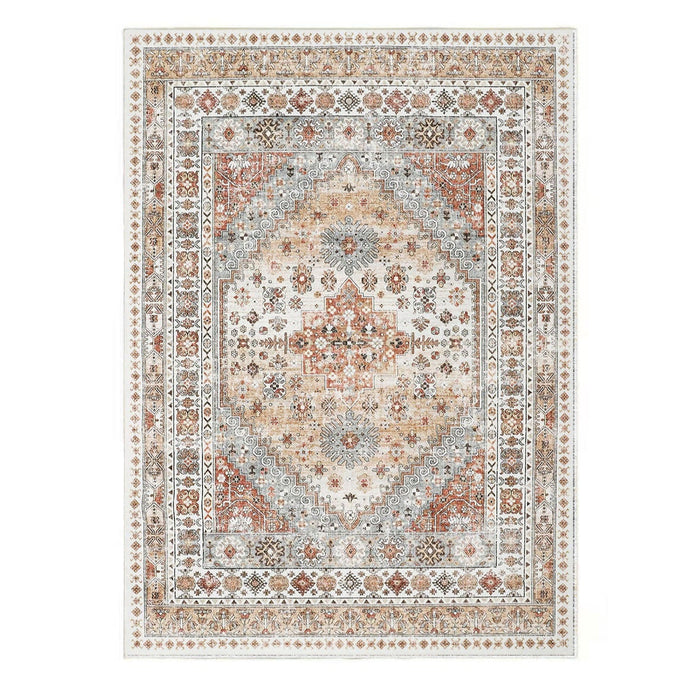 Serapi Collection Area Rug Ultra Soft Washable Rug, Non Slip Area Rug Indoor, Stain Resistant Rugs for Living Room Bedroom Vintage Home Decor