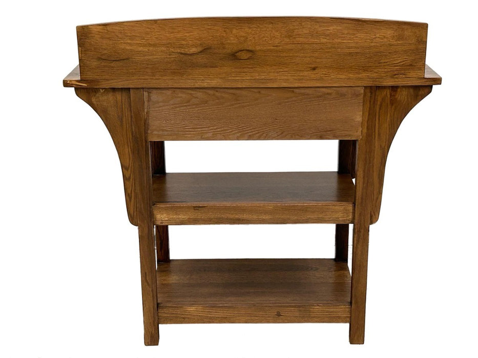 Mission 2 Drawer and Open Shelves Sideboard / Console Table - Michael's Cherry