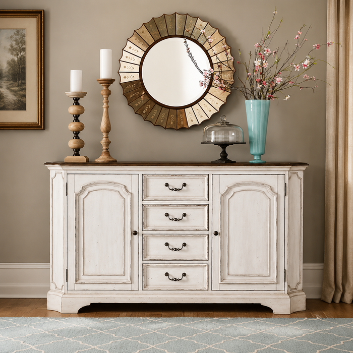Chateau Sideboard / Buffet in White Finish