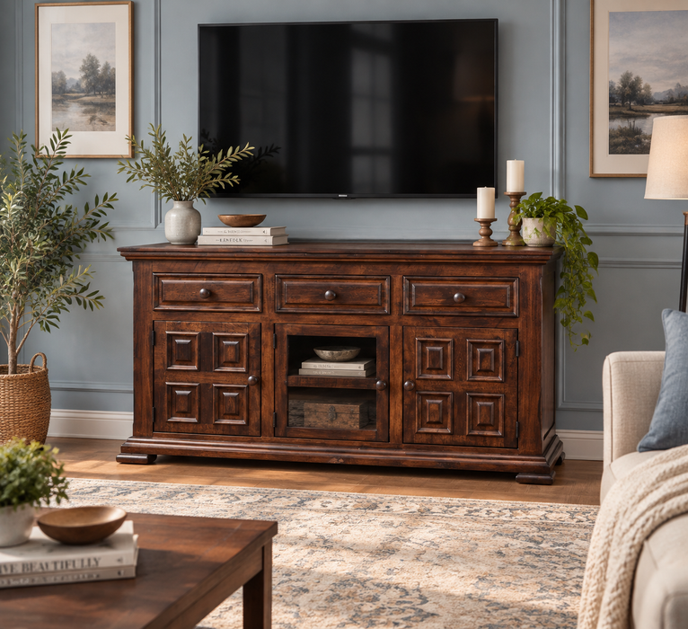 Keystone Panel Door TV Stand - 56" (2 Colors Available)