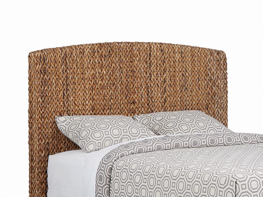 Merinzo Banana Leaf Panel Bed Amber