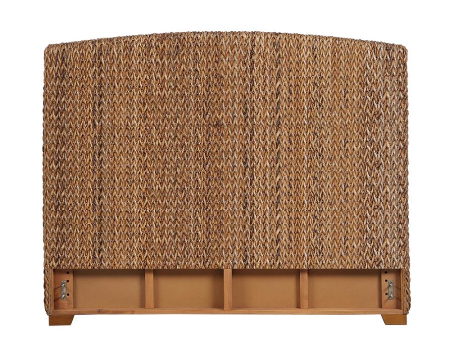 Merinzo Banana Leaf Panel Bed Amber