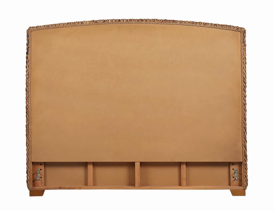 Merinzo Banana Leaf Panel Bed Amber