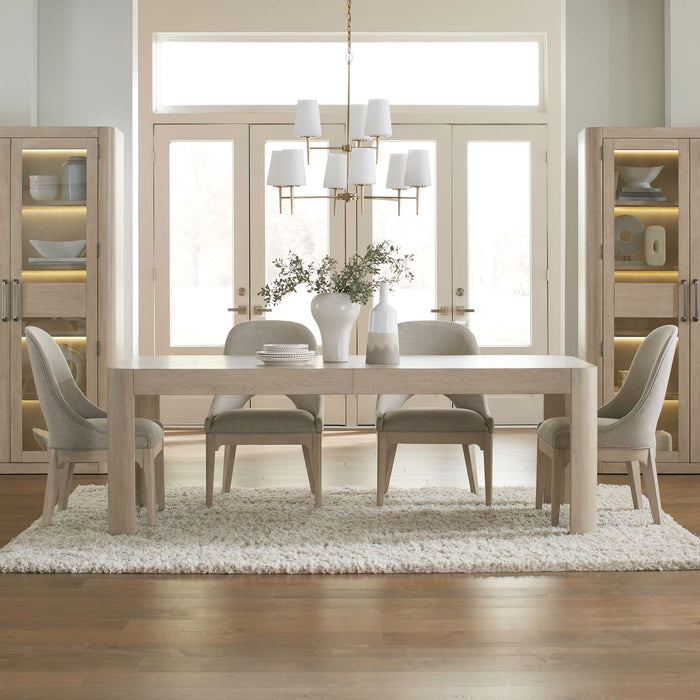 South Bend Dining Table Set Collection – Cloud White Finish