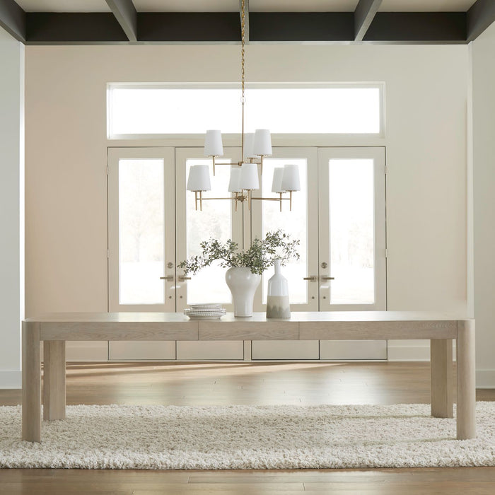 South Bend Dining Table Set Collection – Cloud White Finish