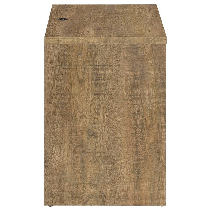 Axion Mango Wood Nightstand – LED & USB Charging