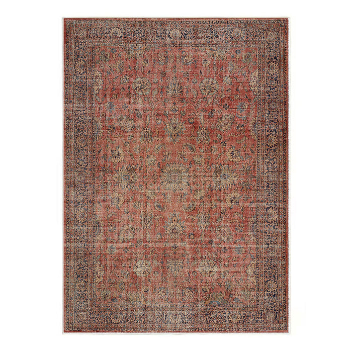 Ushak Collection Area Rug Ultra Soft Washable Rug, Non Slip Area Rug Indoor, Stain Resistant Rugs for Living Room Bedroom Vintage Home Decor