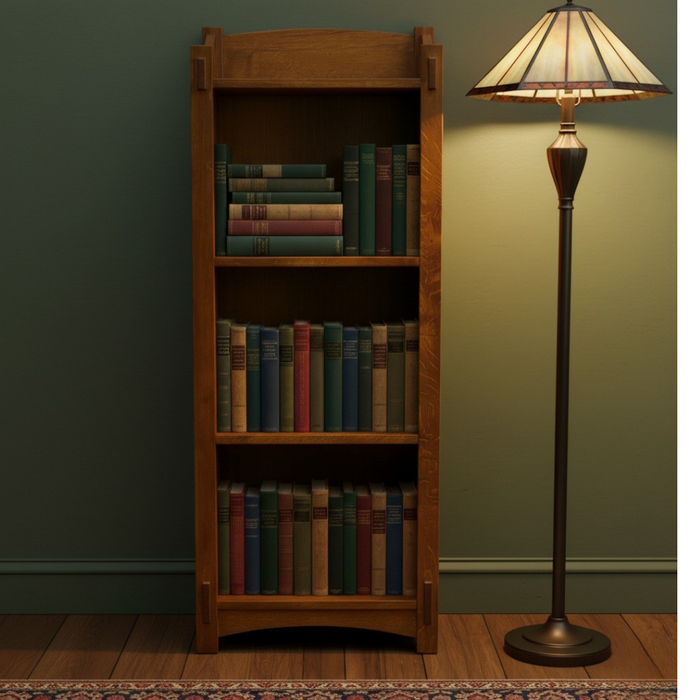 Mission / Arts and Crafts Style Open Bookcase - Model 5284