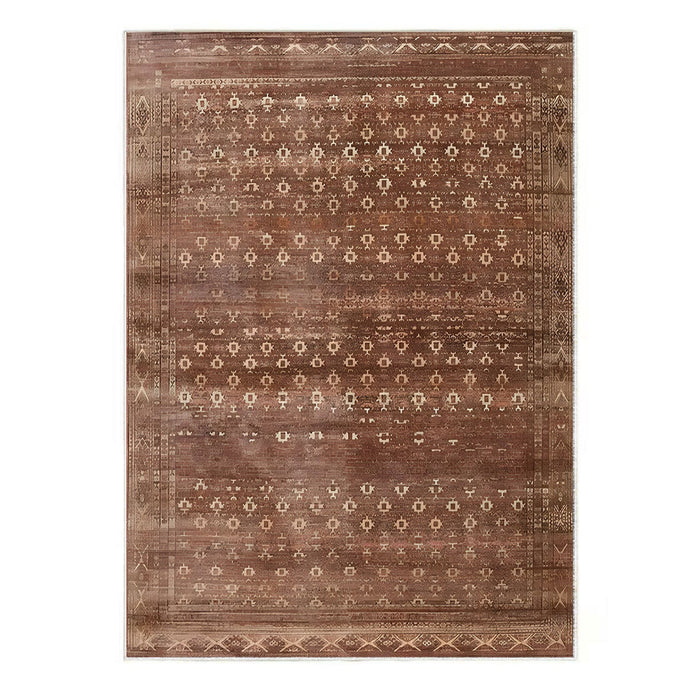 Tibet Collection Area Rug Ultra Soft Washable Rug, Non Slip Area Rug Indoor, Stain Resistant Rugs for Living Room Bedroom Vintage Home Decor
