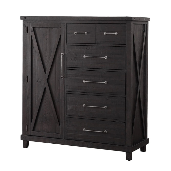 Oak Park Cross Bar Gentleman's Chest / Dresser Oak Park Cross Bar Gentleman's Chest / Dresser