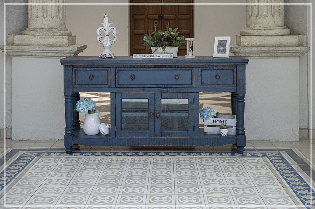 Stonegate 70" TV Stand - Blue