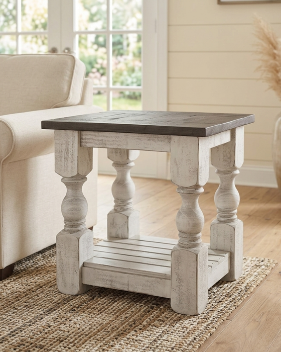 Stonegate Pillar Style Side Table