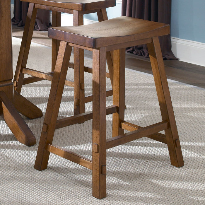 Karoa Counter Height & Bar Height Stool – Tobacco