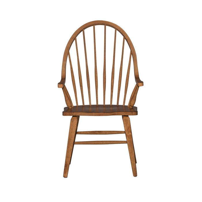Havenbrook Collection Windsor Back Arm Chair Oak Black