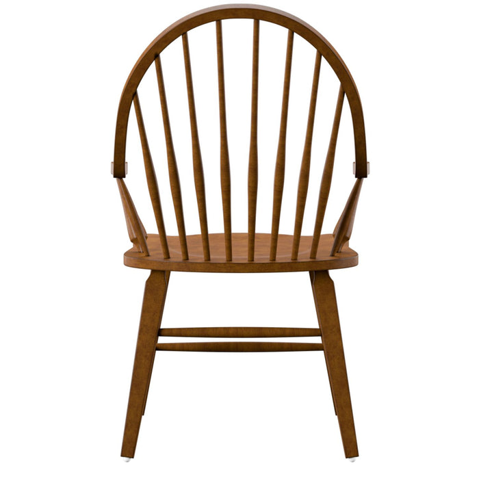 Havenbrook Collection Windsor Back Arm Chair Oak Black