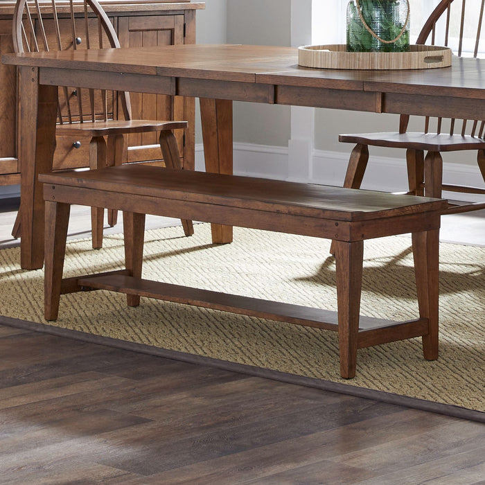 Hillstone Rustic Dining Collection Rectangular Table and Chairs