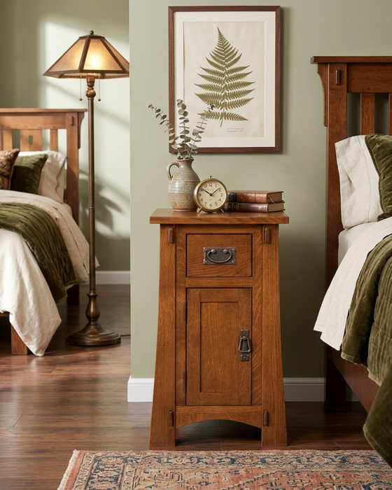 Pre-Order Mission Tapered Leg Narrow Nightstand