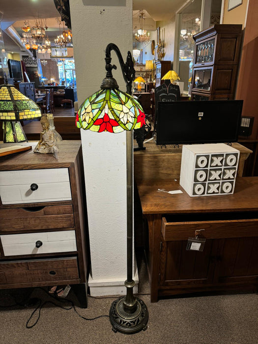 Tiffany style Stained glass Bridge Lamp / Reading Lamp