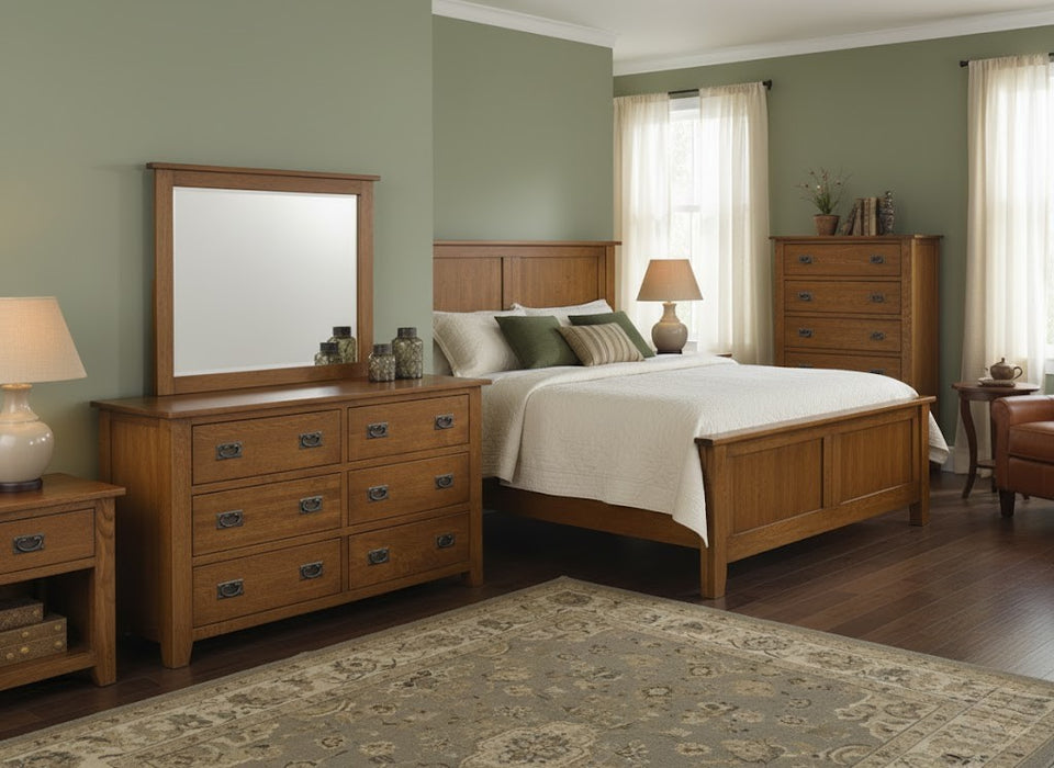 Mission 6 Drawer Dresser - Michael's Cherry