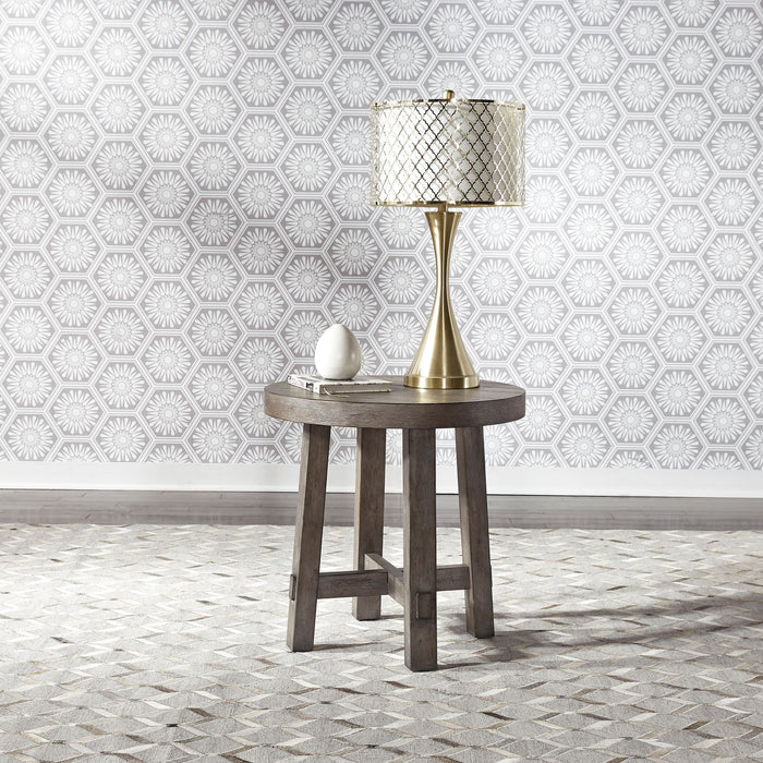 Oakline Farmhouse Round Table Set for Kitchen or Dining