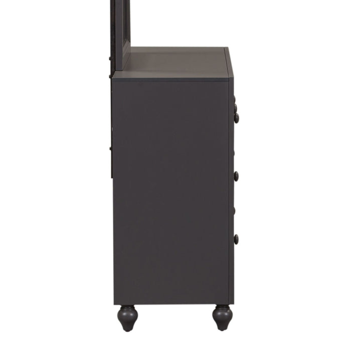 Greywood Full Panel Bedroom Set Collection – Dark Gray Finish