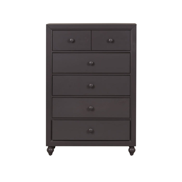 Greywood Full Panel Bedroom Set Collection – Dark Gray Finish