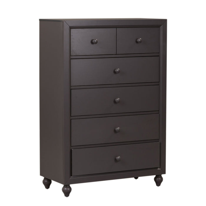Greywood Full Panel Bedroom Set Collection – Dark Gray Finish