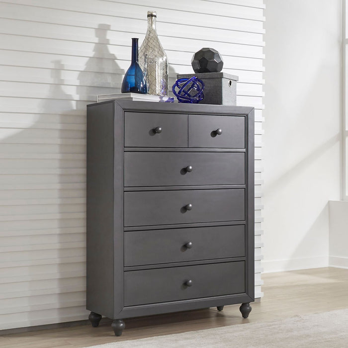 Greywood Full Panel Bedroom Set Collection – Dark Gray Finish