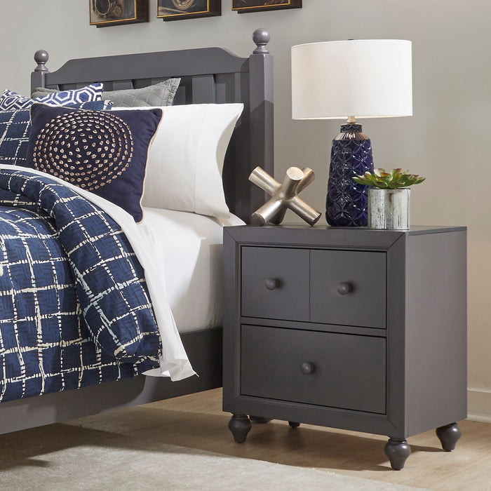 Greywood Full Panel Bedroom Set Collection – Dark Gray Finish
