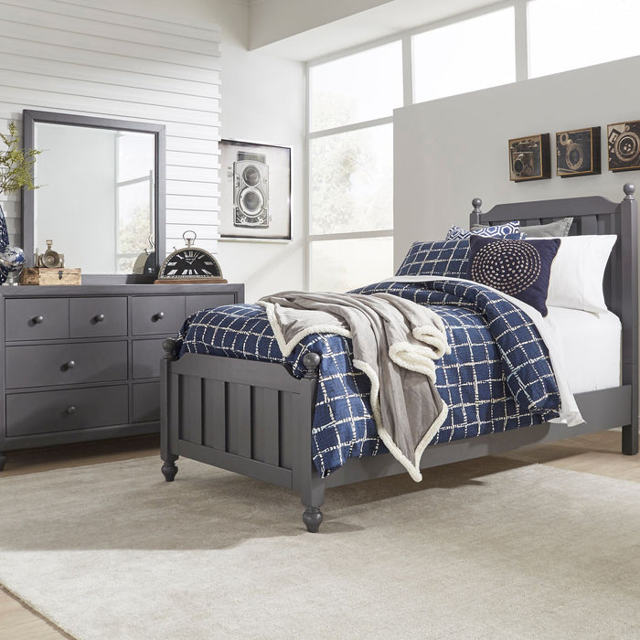 Greywood Full Panel Bedroom Set Collection – Dark Gray Finish