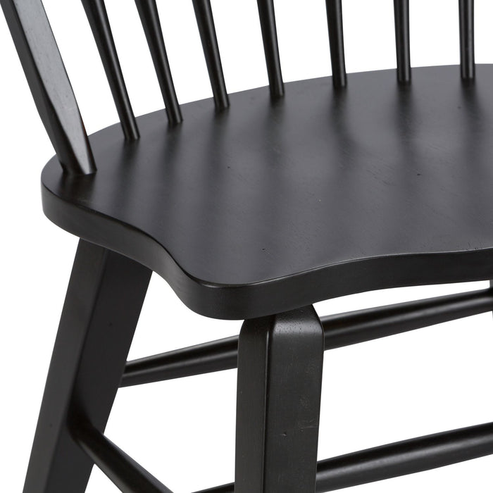 Havenbrook Collection Windsor Back Dining Chair - Black