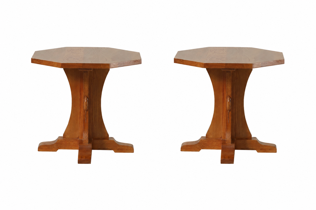 Mission Solid Oak Mouse Detail End Table
