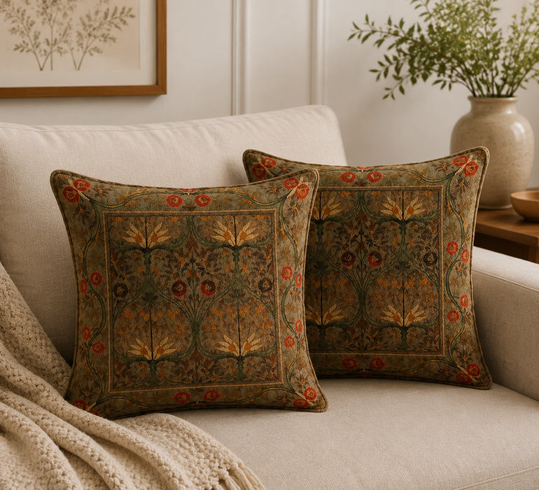 Persian-Inspired Luxurious Accent Cushions