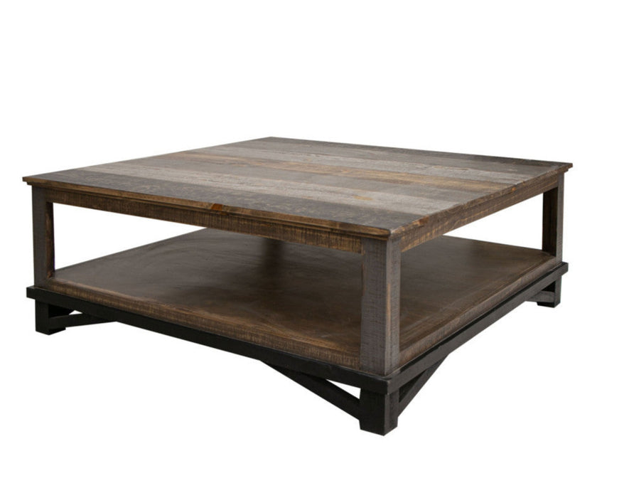 Greenview Loft Solid Wood Square Coffee Table