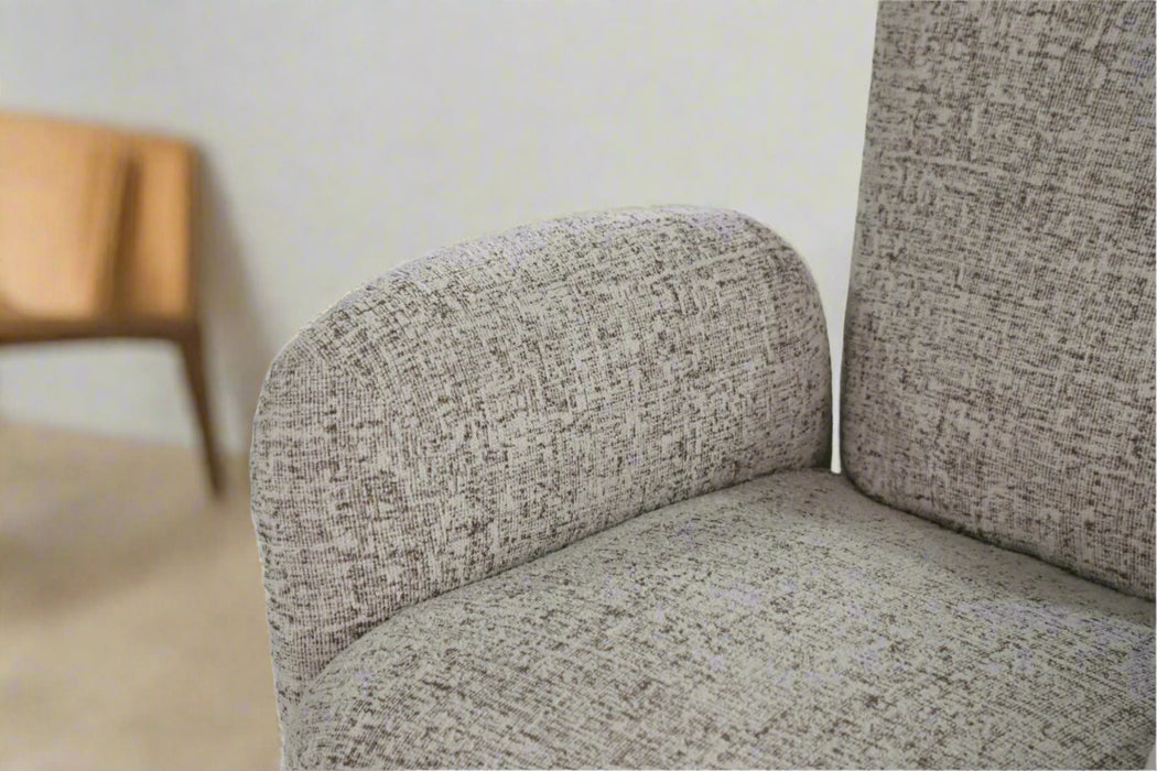 Atlas Modern Fabric Swivel Arm Chair