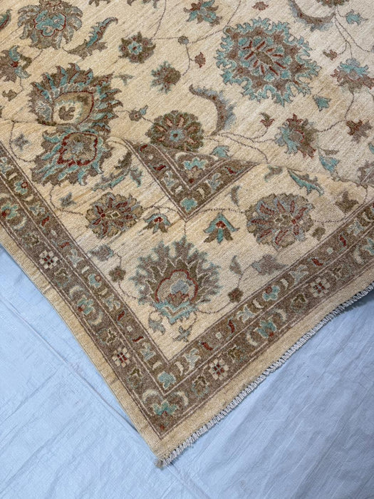 Hand-Knotted Vegetable Dye Sultanabad Rug from Pakistan, 9' 2" x 12'