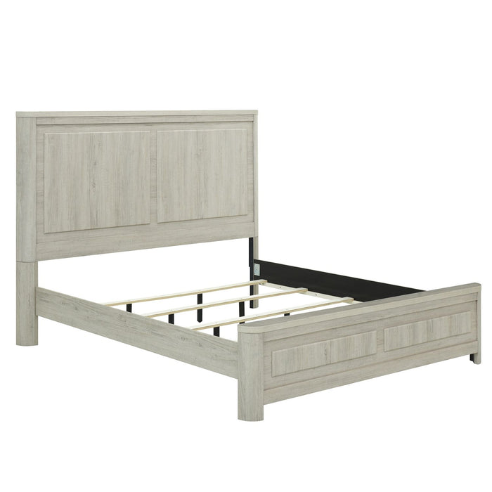 Veltra Collection Contemporary Farmhouse Panel Bedroom Set