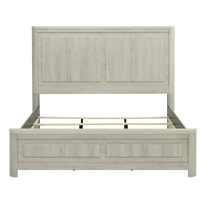 Veltra Collection Contemporary Farmhouse Panel Bedroom Set