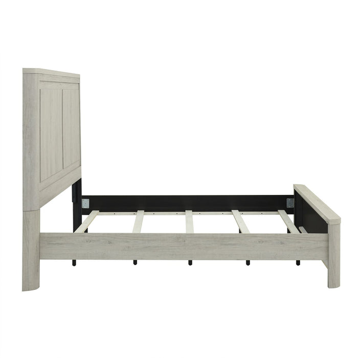 Veltra Collection Modern Farmhouse Panel Bed Frame