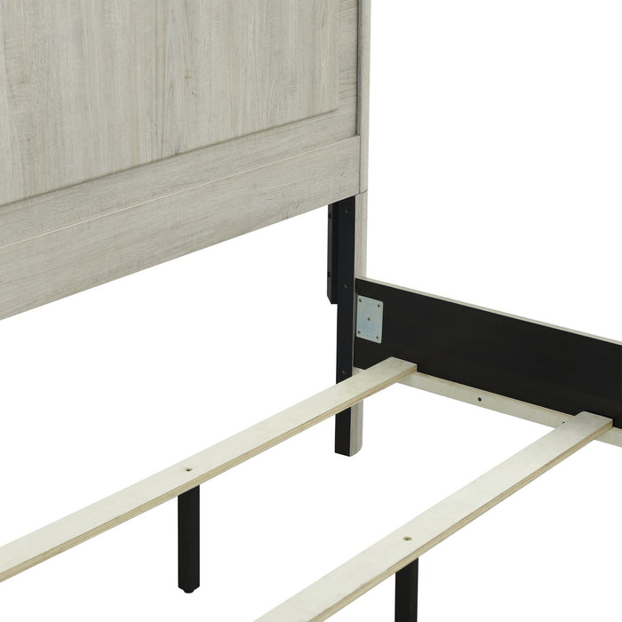 Veltra Collection Modern Farmhouse Panel Bed Frame