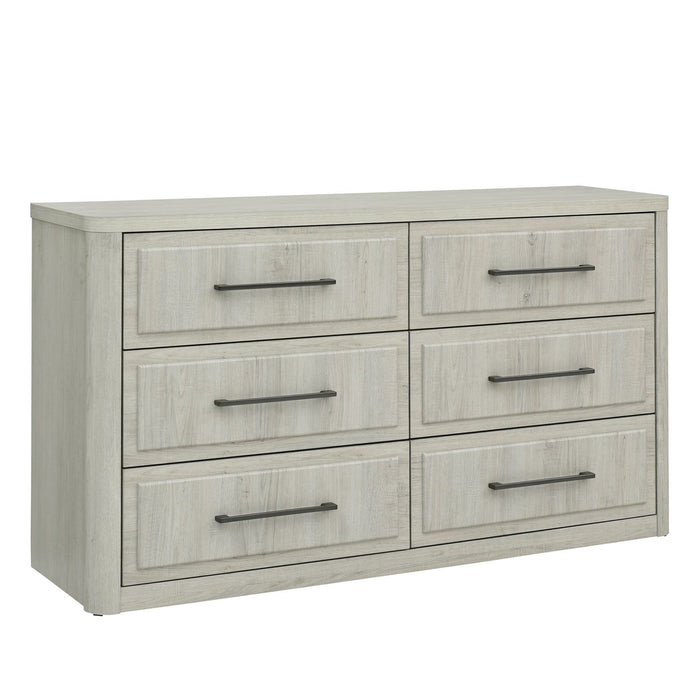 Veltra Collection Contemporary Farmhouse Panel Bedroom Set