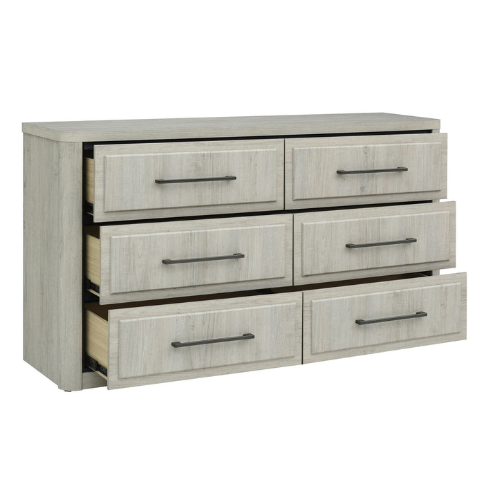 Veltra Collection 6-Drawer Dresser & Mirror