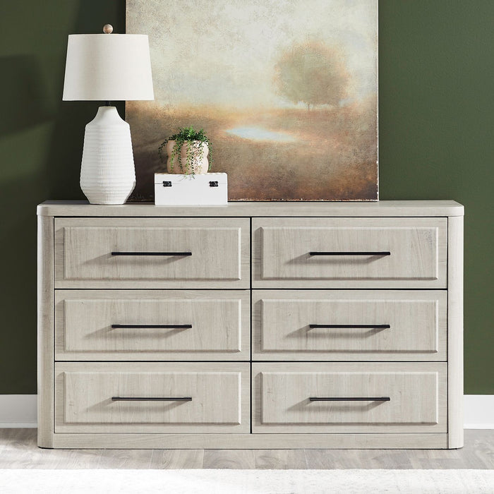 Veltra Collection 6-Drawer Dresser & Mirror
