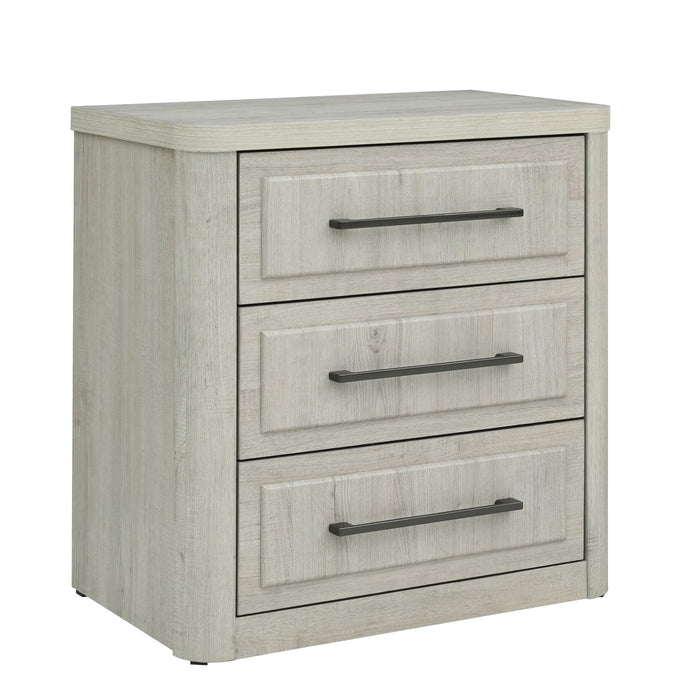 Veltra Collection Contemporary Farmhouse Panel Bedroom Set