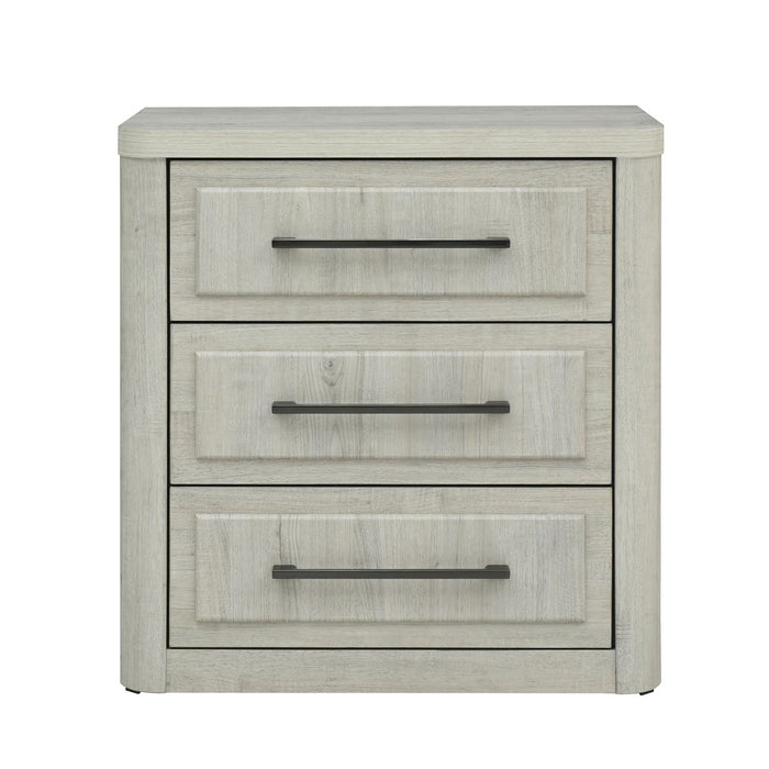 Veltra Collection Contemporary Farmhouse Panel Bedroom Set