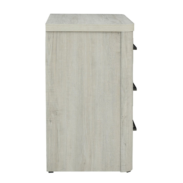 Veltra Collection Contemporary Farmhouse Panel Bedroom Set