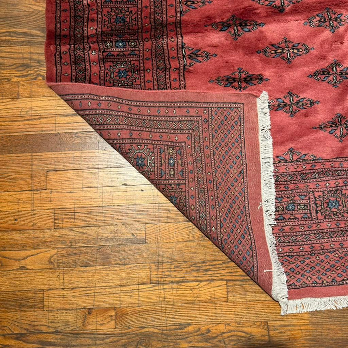 Hand-Knotted Pakistani Bokhara Rug – 100% Wool, 6'6 x 9'6