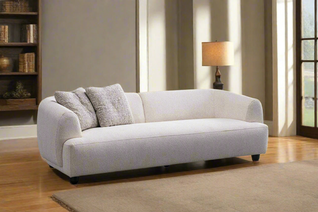 Opal Collection Modern Fabric 3-Seater Sofa – 91"