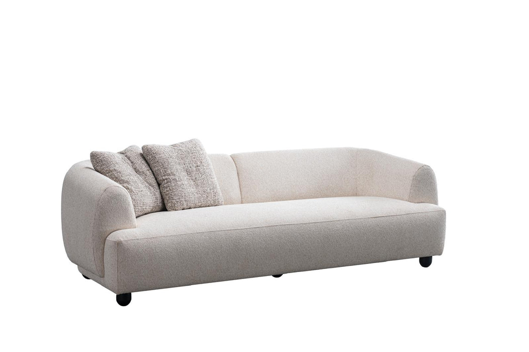 Opal Collection Modern Fabric 3-Seater Sofa – 91"